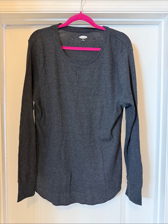 Old Navy Tops - Old Navy Dark Charcoal thermal Long Sleeve